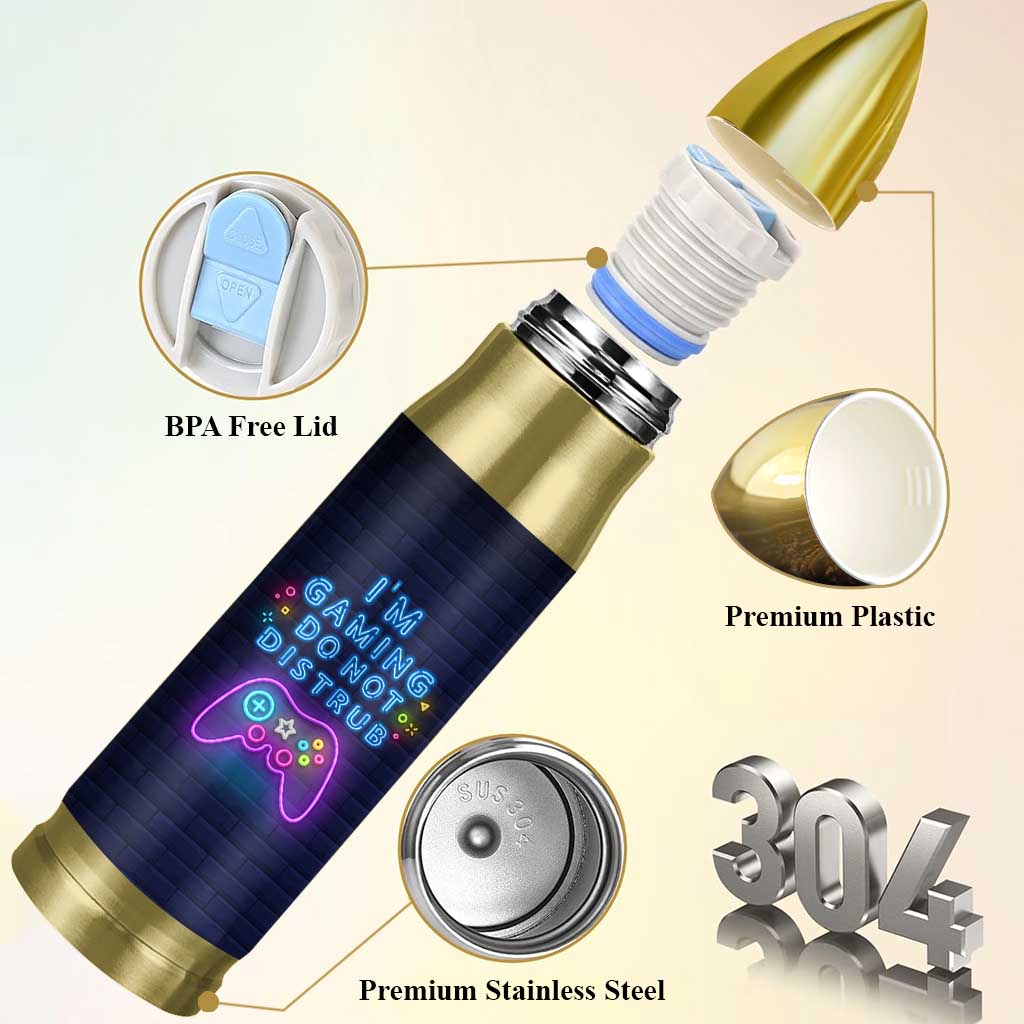 Gaming Gifts Bullet Tumbler Video Game Gamer Gift For Son Teen Boy Girl
