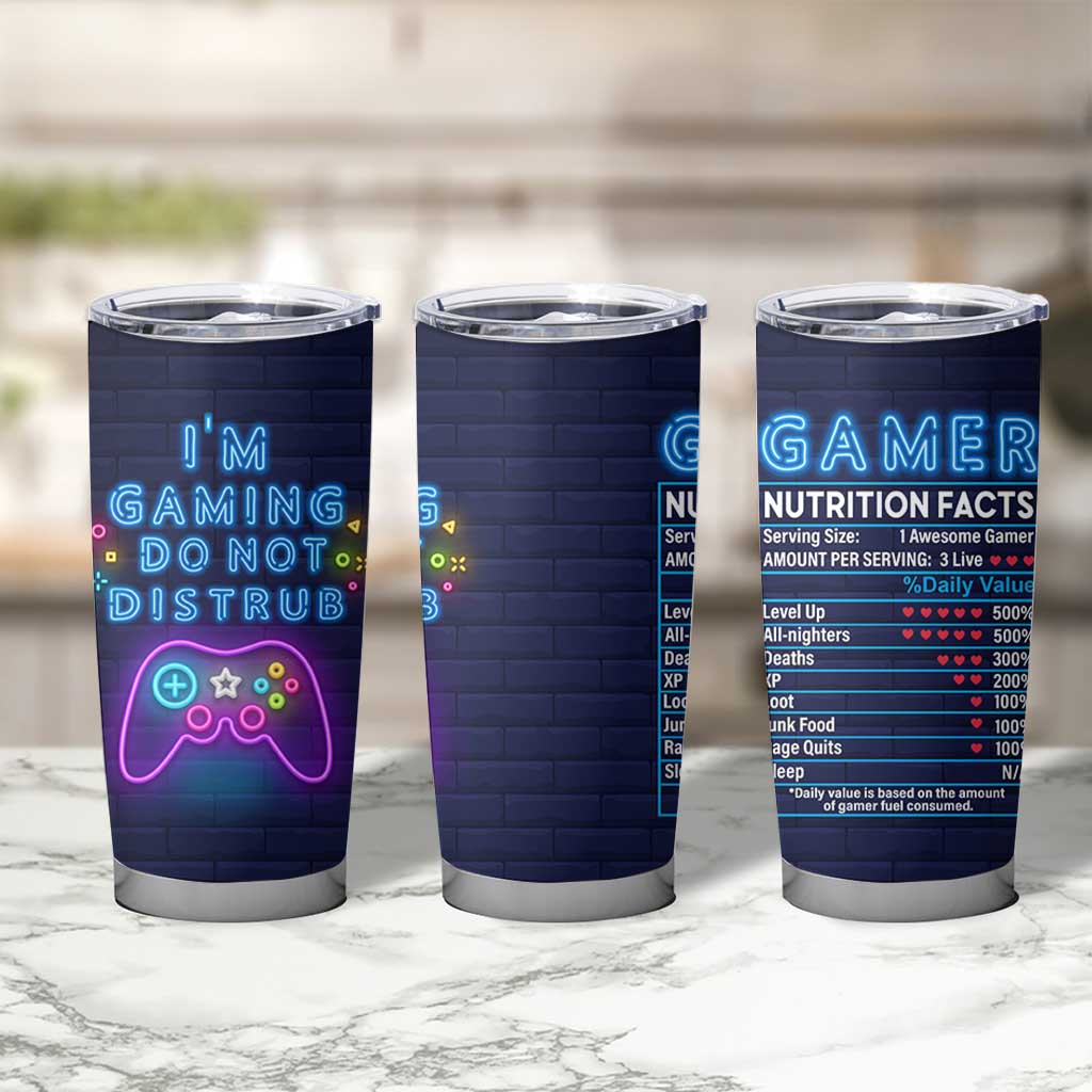 Gaming Gifts Tumbler Cup Video Game Gamer Gift For Son Teen Boy Girl