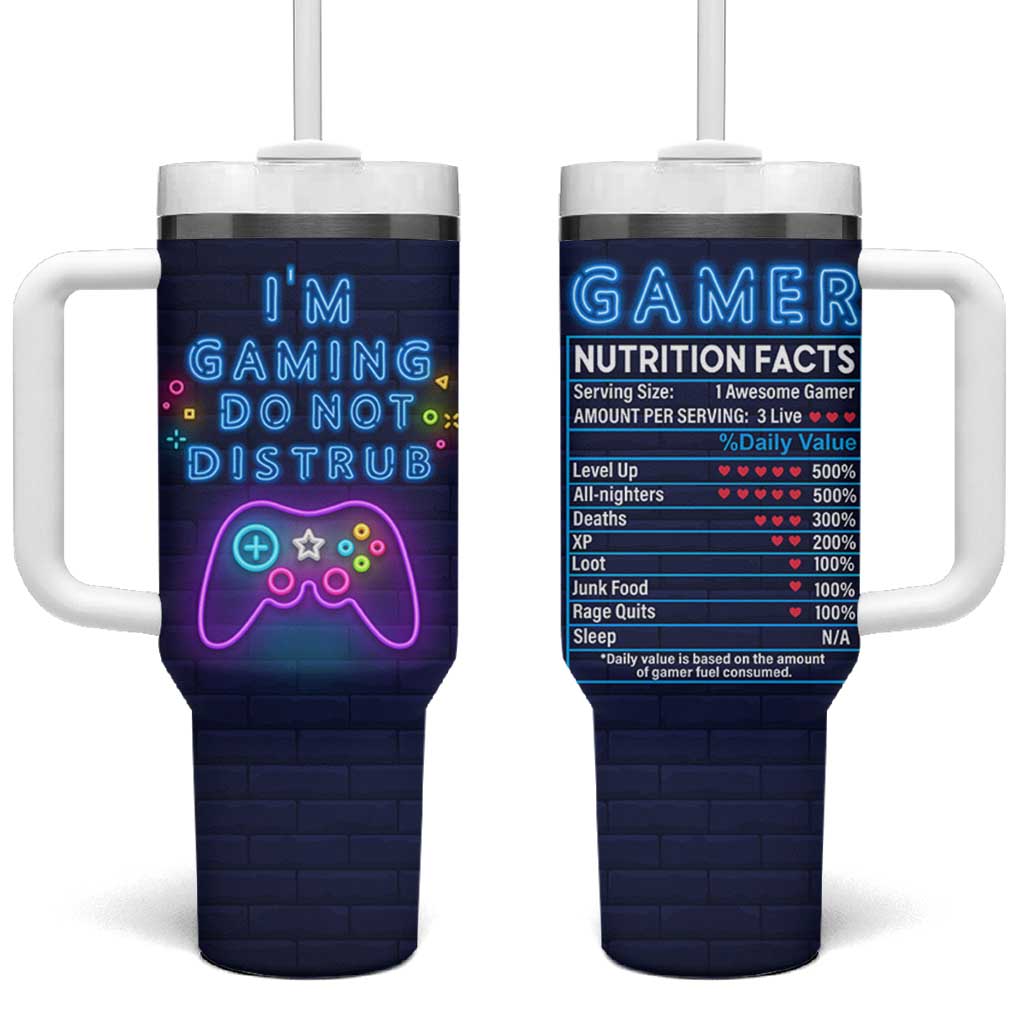Gaming Gifts Tumbler With Handle Video Game Gamer Gift For Son Teen Boy Girl