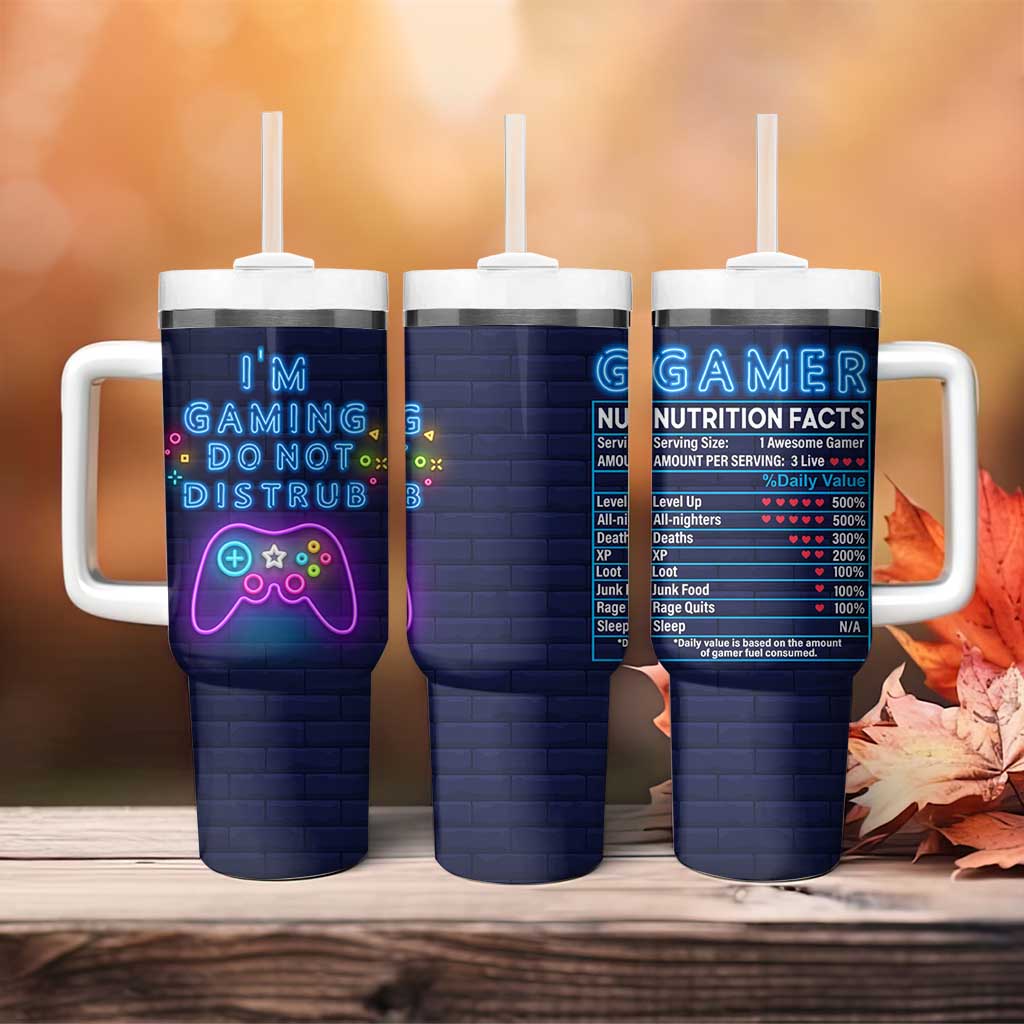 Gaming Gifts Tumbler With Handle Video Game Gamer Gift For Son Teen Boy Girl