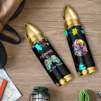 Gaming Gifts Bullet Tumbler Gamer Video Game Controller Colorful Graffiti Skeleton