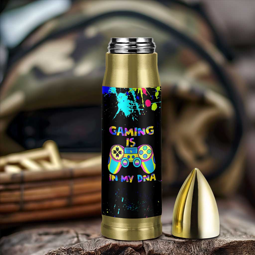 Gaming Gifts Bullet Tumbler Gamer Video Game Controller Colorful Graffiti Skeleton