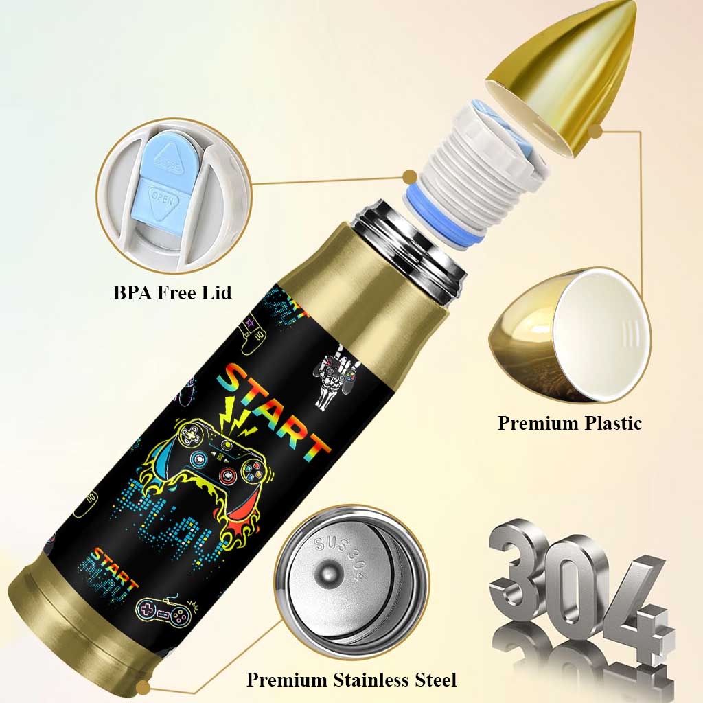 Gaming Gifts For Men Boys Bullet Tumbler Gamer Birthday Gift Gamings Stuff