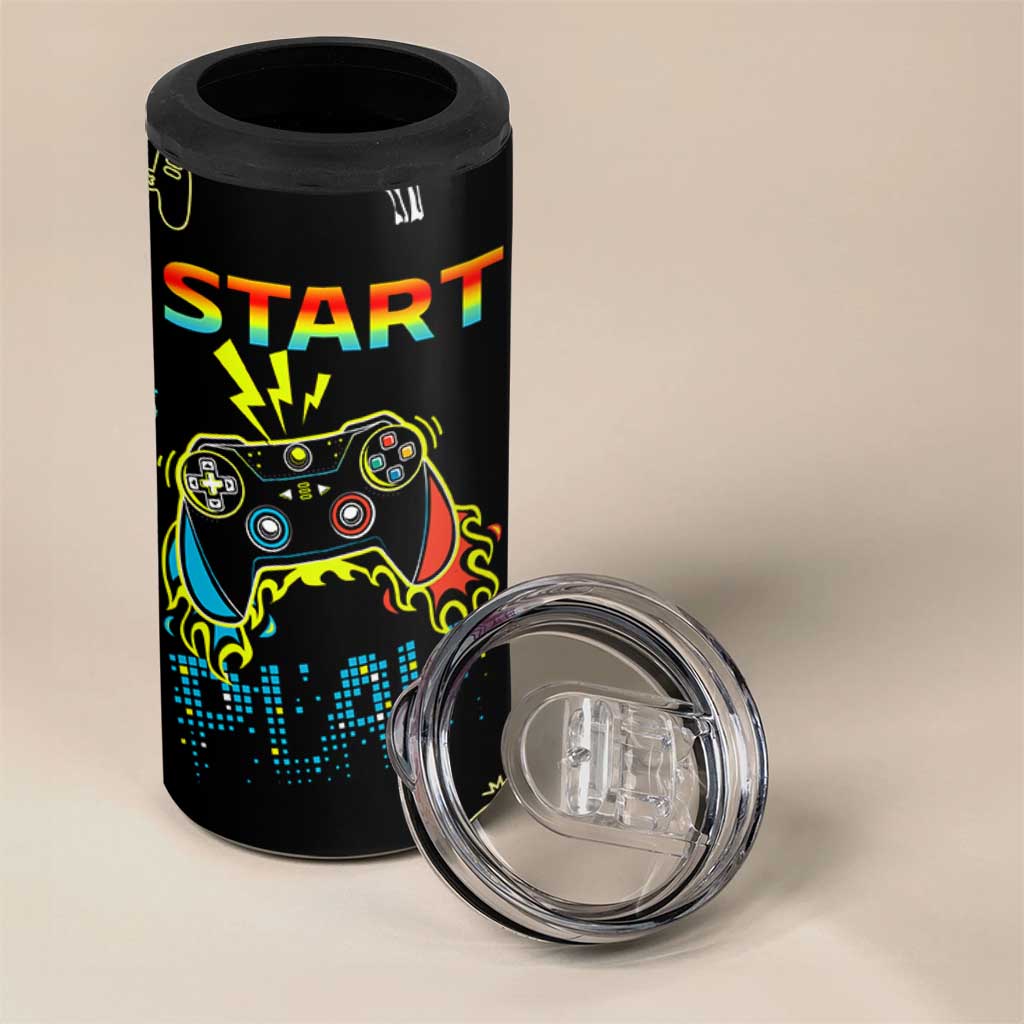 Gaming Gifts For Men Boys 4 in 1 Can Cooler Tumbler Gamer Birthday Gift Gamings Stuff