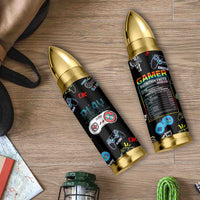 Gaming Gifts For Men Boys Bullet Tumbler Cool Gamer Nutritional Facts Video Game