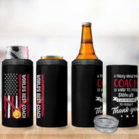 Best Coach Appreciation Gifts 4 in 1 Can Cooler Tumbler Thank You Coach Coaches Appreciation Gifts US Flag