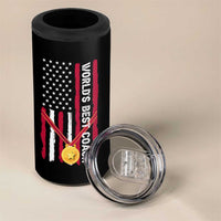 Best Coach Appreciation Gifts 4 in 1 Can Cooler Tumbler Thank You Coach Coaches Appreciation Gifts US Flag