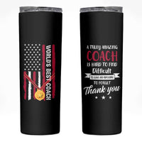 Best Coach Appreciation Gifts Skinny Tumbler Thank You Coach Coaches Appreciation Gifts US Flag
