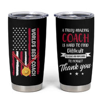 Best Coach Appreciation Gifts Tumbler Cup Thank You Coach Coaches Appreciation Gifts US Flag