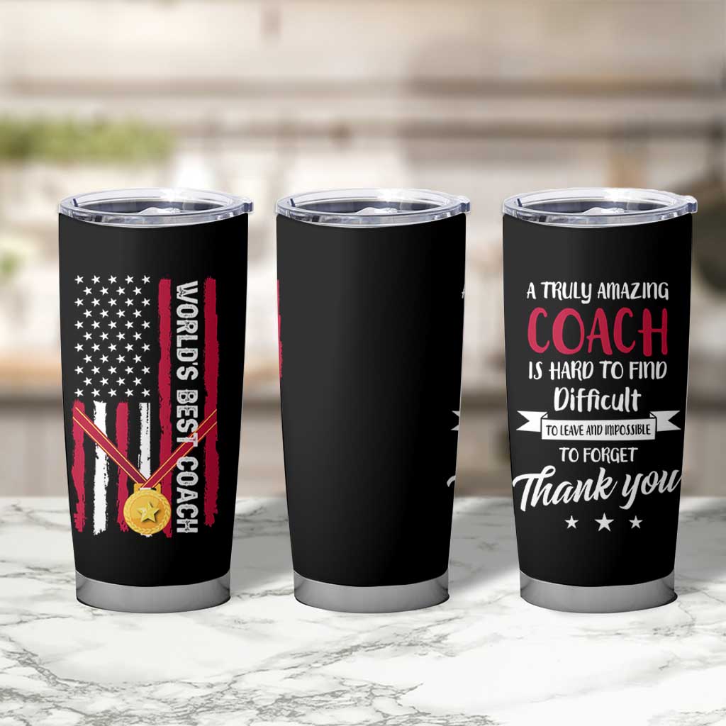 Best Coach Appreciation Gifts Tumbler Cup Thank You Coach Coaches Appreciation Gifts US Flag