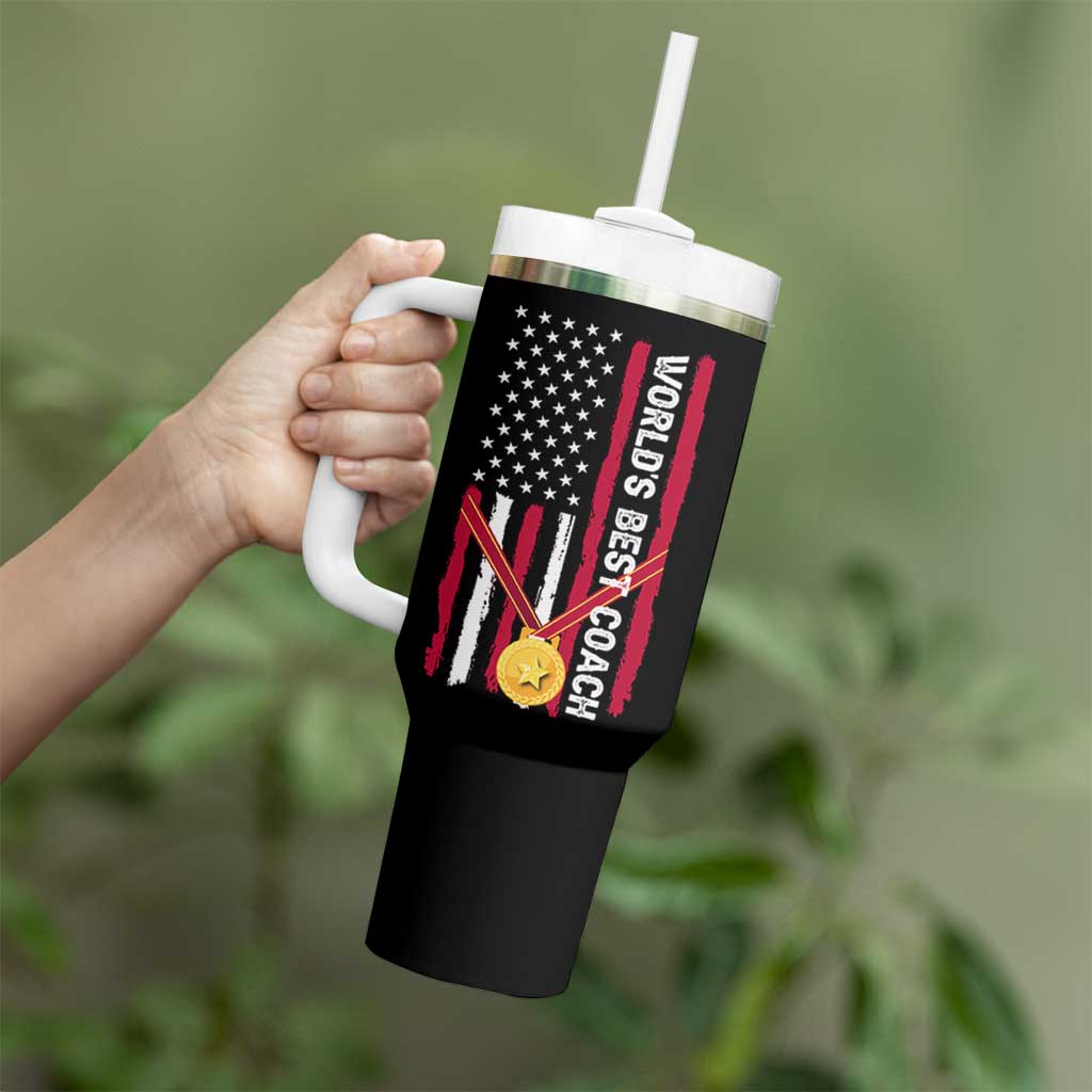 Best Coach Appreciation Gifts Tumbler With Handle Thank You Coach Coaches Appreciation Gifts US Flag