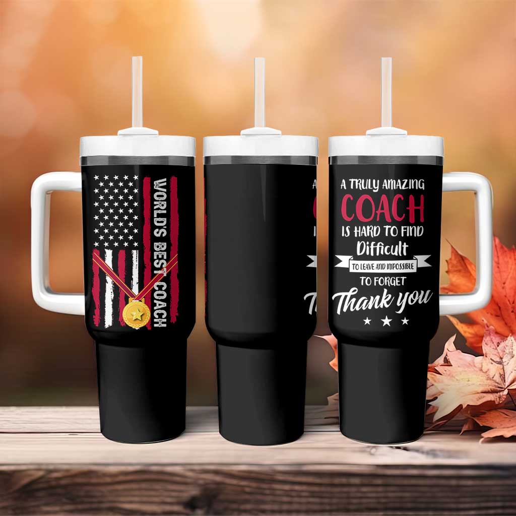 Best Coach Appreciation Gifts Tumbler With Handle Thank You Coach Coaches Appreciation Gifts US Flag