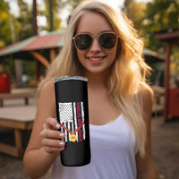 Coach Gifts Skinny Tumbler World's Best Coach Appreciation Gifts US Flag