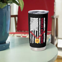 Coach Gifts Tumbler Cup World's Best Coach Appreciation Gifts US Flag