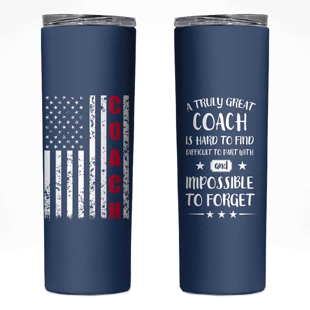 Coach Gifts Skinny Tumbler Soccer Softball Basketball Football Coachs Appreciation Gift