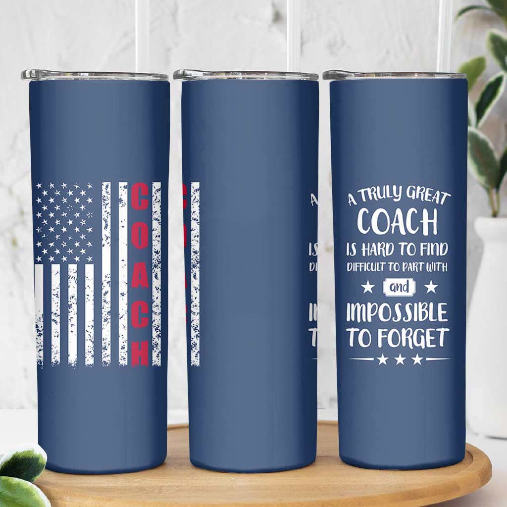 Coach Gifts Skinny Tumbler Soccer Softball Basketball Football Coachs Appreciation Gift