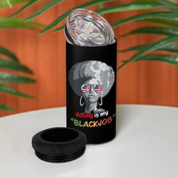 Harris 2024 Election 4 in 1 Can Cooler Tumbler Voting Is My Black Job - Wonder Print Shop
