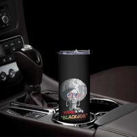 Harris 2024 Election Skinny Tumbler Voting Is My Black Job - Wonder Print Shop