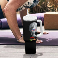 Harris 2024 Election Tumbler With Handle Voting Is My Black Job - Wonder Print Shop