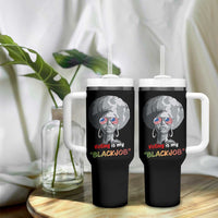 Harris 2024 Election Tumbler With Handle Voting Is My Black Job - Wonder Print Shop