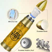 Funny Dad Bullet Tumbler Grandpa Mechanic Handyman Engine Oil Filter Cup