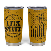 Funny Dad Tumbler Cup Grandpa Mechanic Handyman Engine Oil Filter Cup