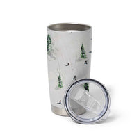 Skiing Gifts Tumbler Cup Funny Ski Gift for Skiers Downhill Skiing