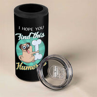 Funny Bones Anatomy 4 in 1 Can Cooler Tumbler I Hope You Find This Humerus Dog Meme Pun Fun Humerous