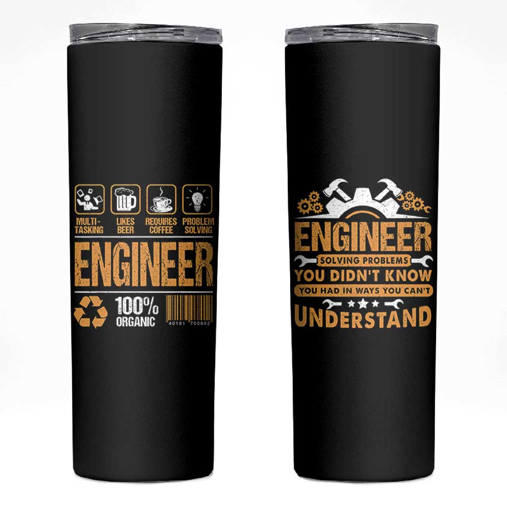 Engineer Gifts Skinny Tumbler Mechanical Aerospace Engineering