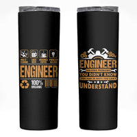 Engineer Gifts Skinny Tumbler Mechanical Aerospace Engineering