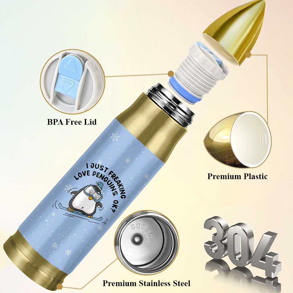 Penguin Gifts Bullet Tumbler Gift For Girls Friends Teacher Girlfriend Who Loves Penguins