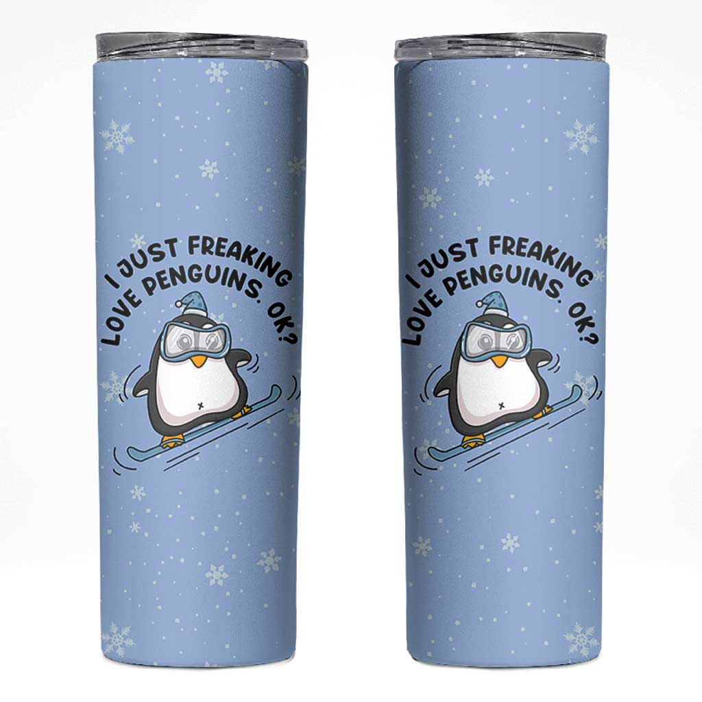 Penguin Gifts Skinny Tumbler Gift For Girls Friends Teacher Girlfriend Who Loves Penguins