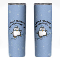 Penguin Gifts Skinny Tumbler Gift For Girls Friends Teacher Girlfriend Who Loves Penguins