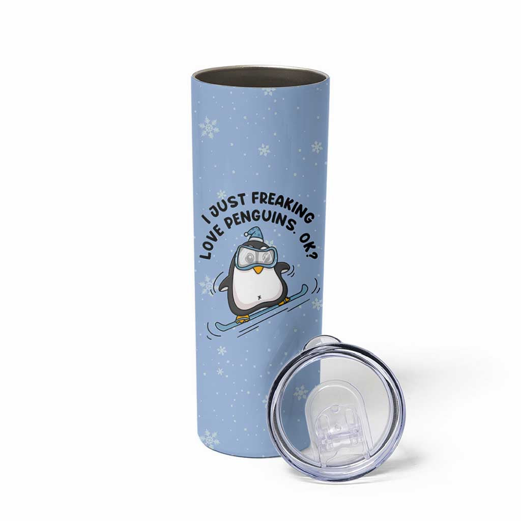 Penguin Gifts Skinny Tumbler Gift For Girls Friends Teacher Girlfriend Who Loves Penguins