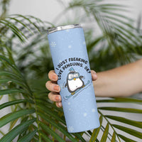 Penguin Gifts Skinny Tumbler Gift For Girls Friends Teacher Girlfriend Who Loves Penguins