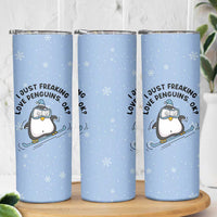 Penguin Gifts Skinny Tumbler Gift For Girls Friends Teacher Girlfriend Who Loves Penguins