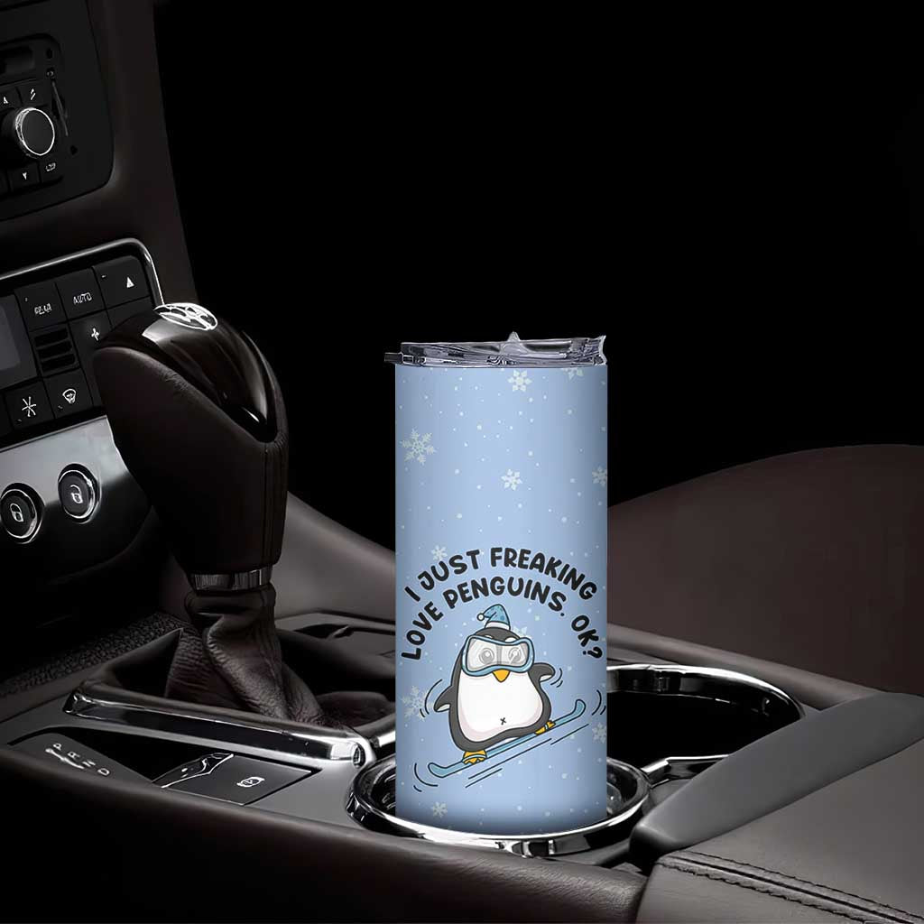 Penguin Gifts Skinny Tumbler Gift For Girls Friends Teacher Girlfriend Who Loves Penguins
