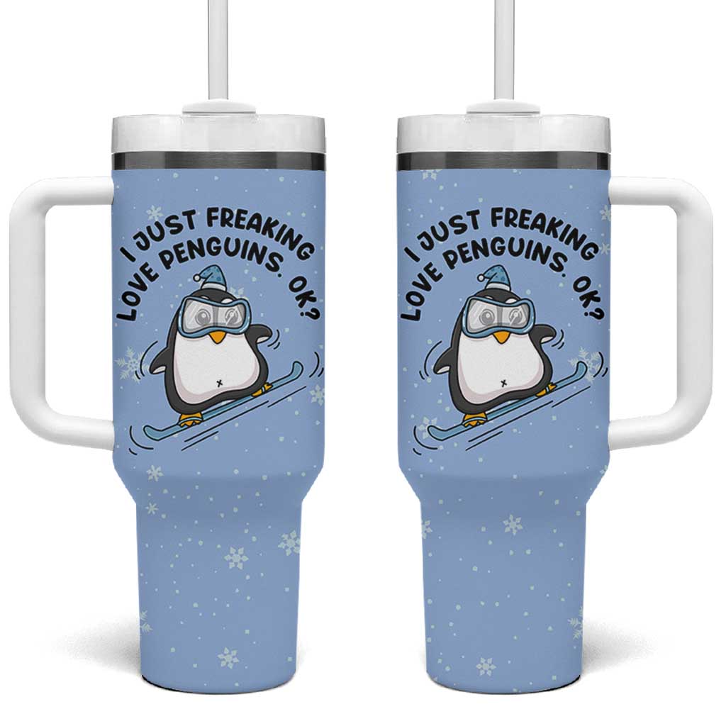 Penguin Gifts Tumbler With Handle Gift For Girls Friends Teacher Girlfriend Who Loves Penguins