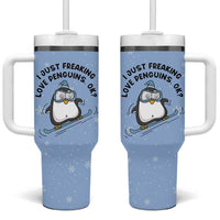 Penguin Gifts Tumbler With Handle Gift For Girls Friends Teacher Girlfriend Who Loves Penguins
