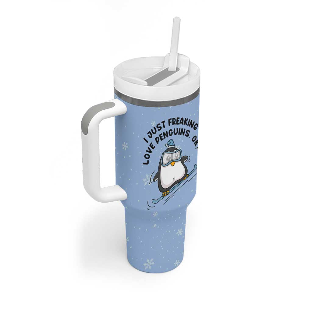 Penguin Gifts Tumbler With Handle Gift For Girls Friends Teacher Girlfriend Who Loves Penguins