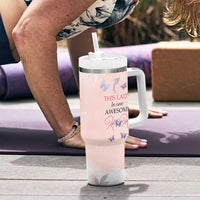 Birthday Gifts For Mom Tumbler With Handle This Lady Is One Awesome Mom Mothers Day Gifts