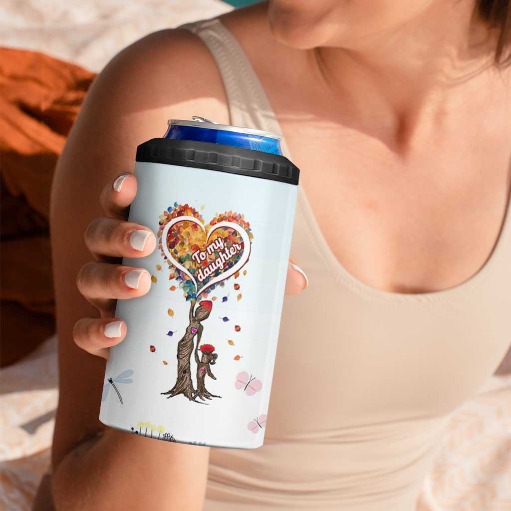 Daughter Gift From Mom 4 in 1 Can Cooler Tumbler Valentines Day Gifts For Daughters