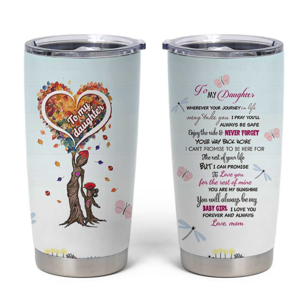 Daughter Gift From Mom Tumbler Cup Valentines Day Gifts For Daughters