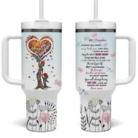 Daughter Gift From Mom Tumbler With Handle Valentines Day Gifts For Daughters