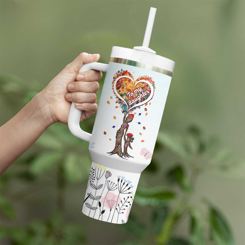 Daughter Gift From Mom Tumbler With Handle Valentines Day Gifts For Daughters