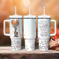 Daughter Gift From Mom Tumbler With Handle Valentines Day Gifts For Daughters