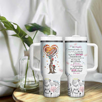 Daughter Gift From Mom Tumbler With Handle Valentines Day Gifts For Daughters