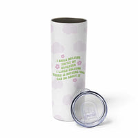 Funny Daughter Gift Skinny Tumbler I Smile Because You Are My Daughter Gag Gifts