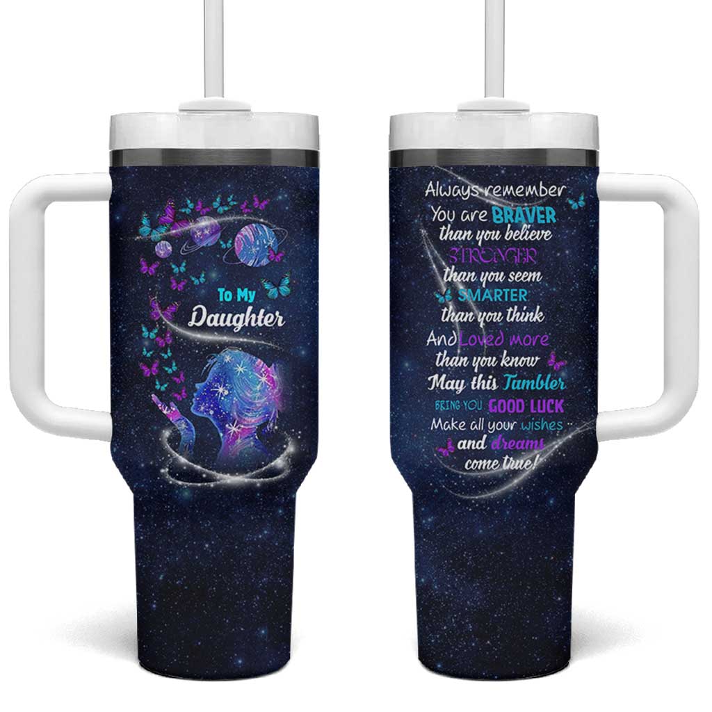 Daughter Gifts Tumbler With Handle Valentines Day Gift For Daughters Adult