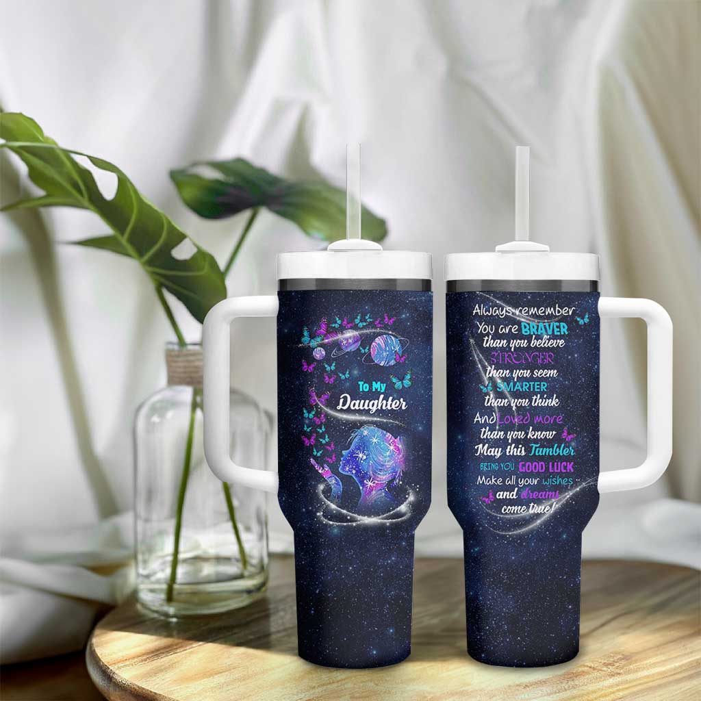 Daughter Gifts Tumbler With Handle Valentines Day Gift For Daughters Adult